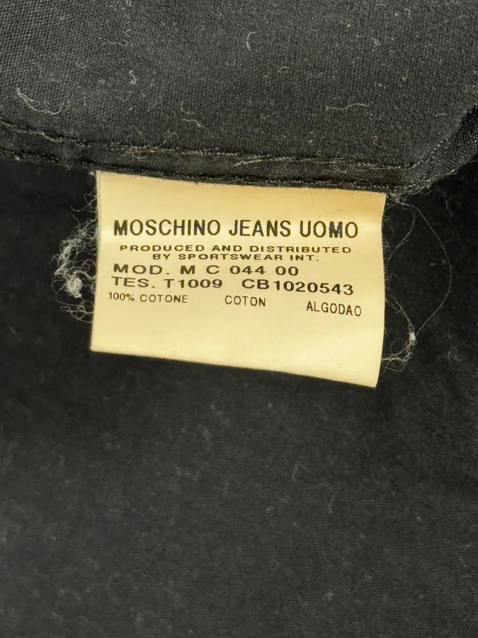 2000s Moschino Black Human Fantasy Abstract Shirt NCKsLPZ 9