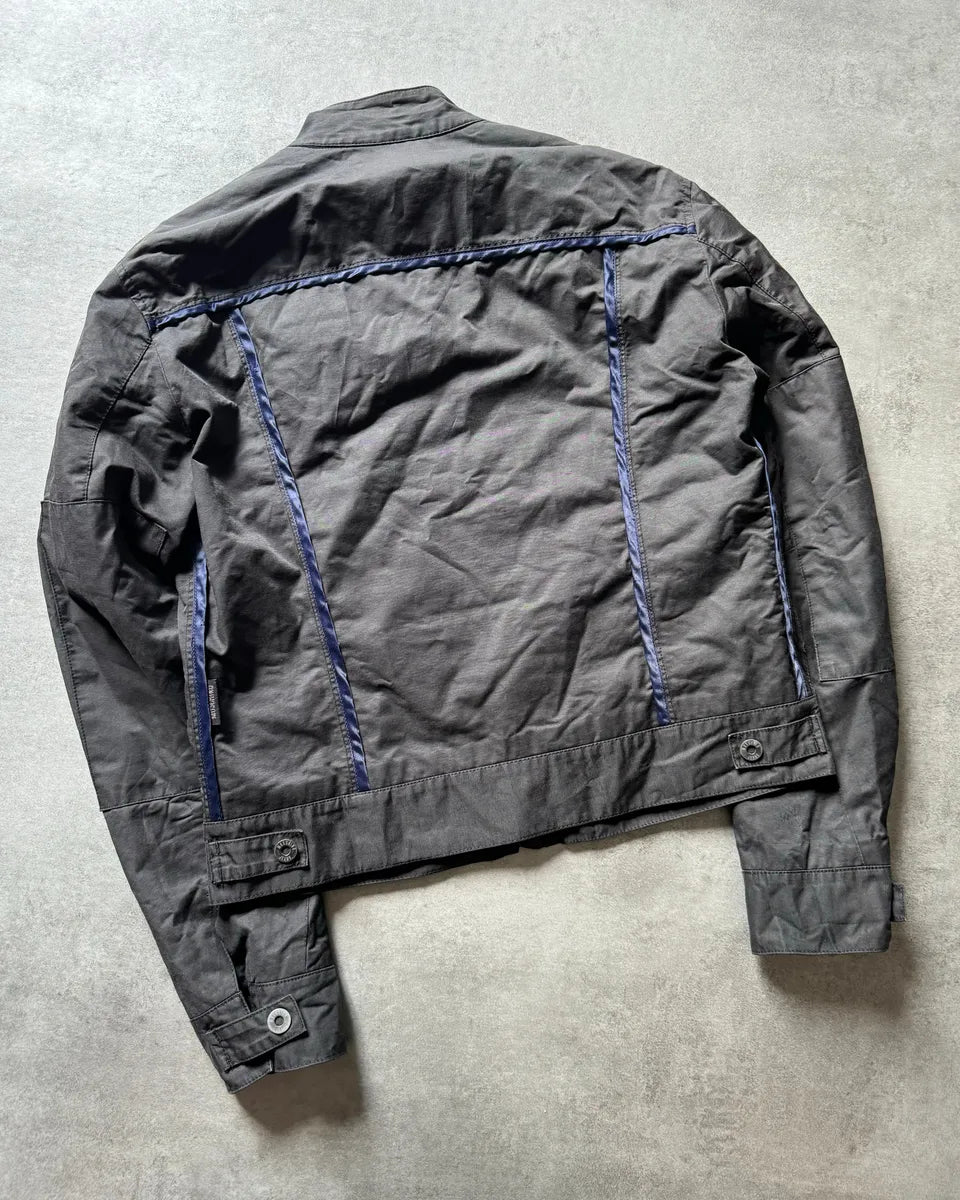 2000s Moschino Black Light Racing Utility Jacket NuuAfEA 5