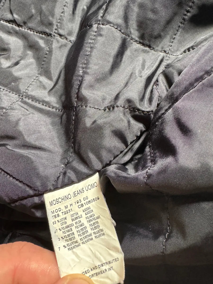 2000s Moschino Black Light Racing Utility Jacket NuuAfEA 7