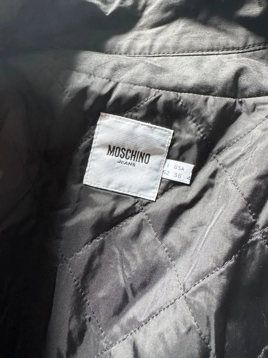 2000s Moschino Black Light Racing Utility Jacket NuuAfEA 8