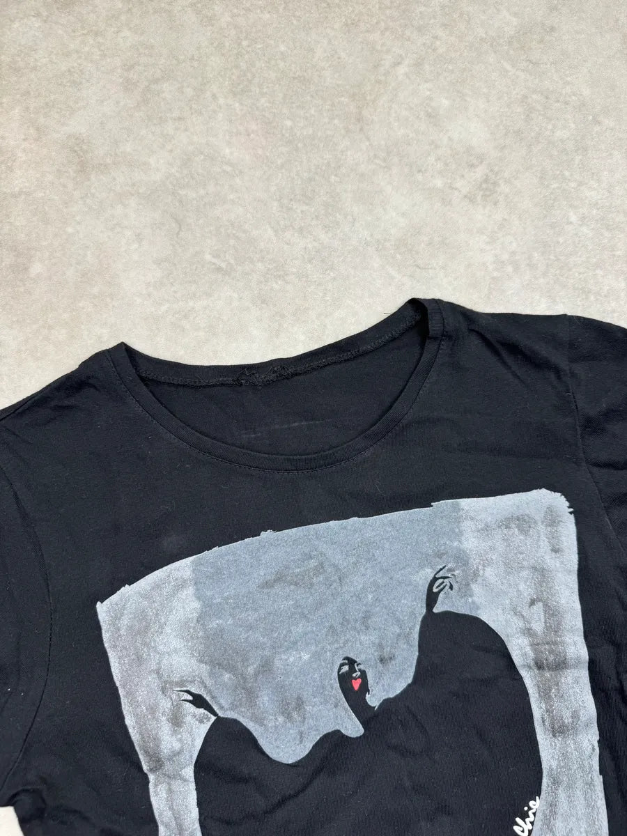 2000s Moschino Black Scary Heart Longsleeve vLYyUCu 7