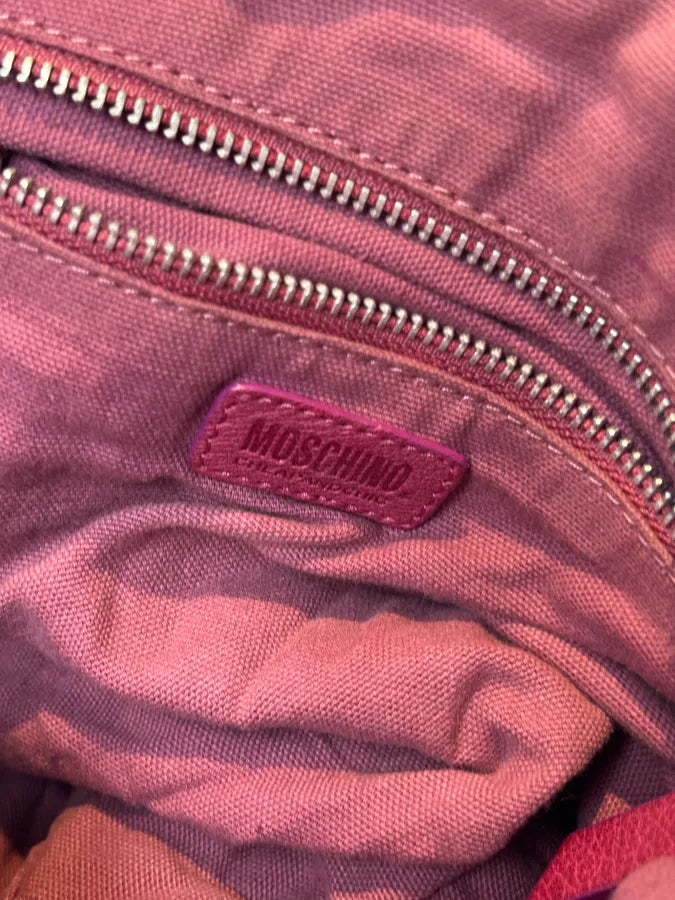 2000s Moschino Pink Fabric Ruffle Shoulder Bag ltoJpzJ 13