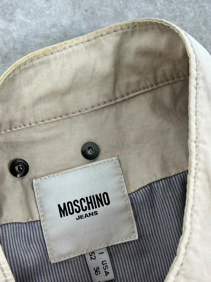 2000s Moschino Cargo Beige Jacket cswAKoP 10