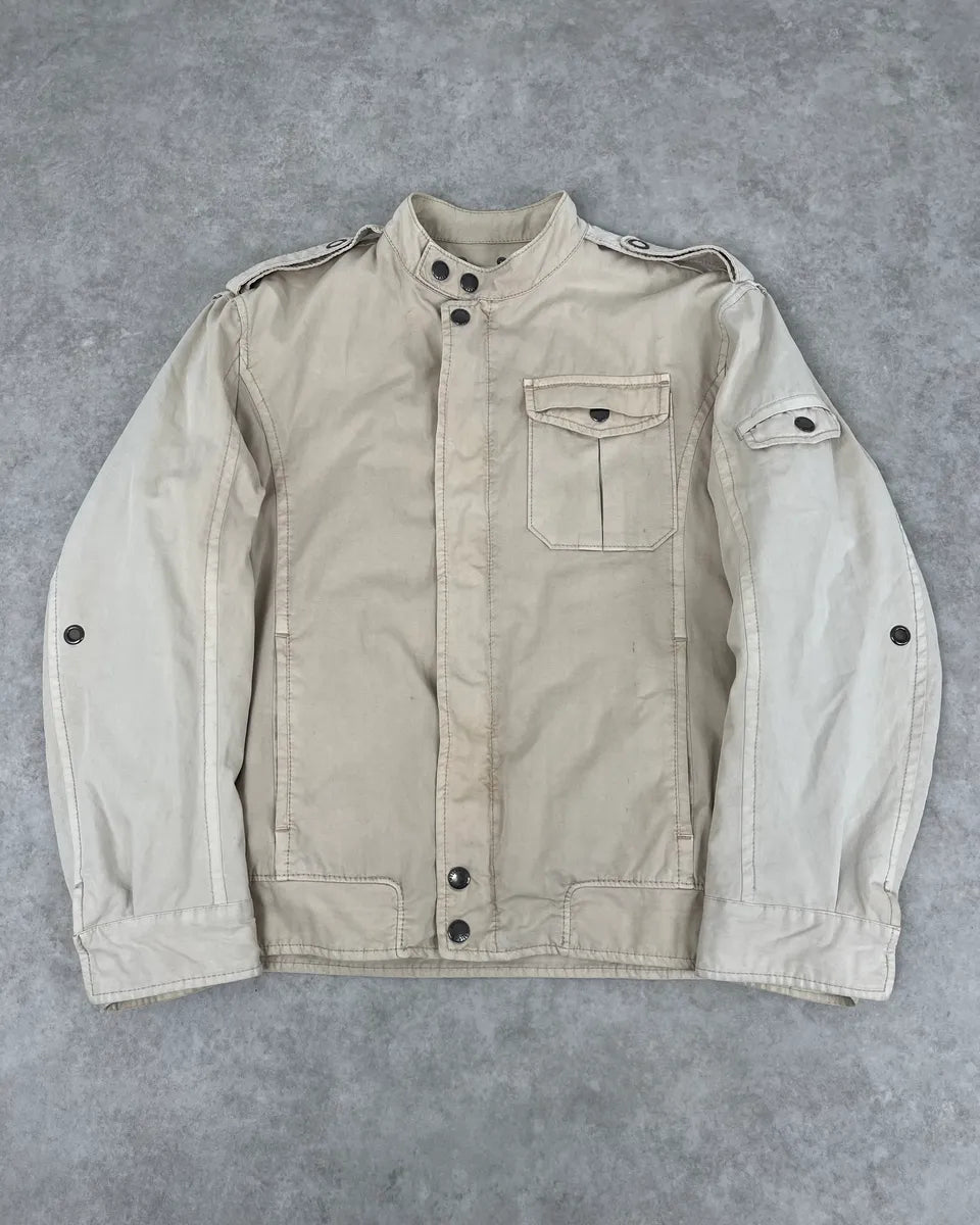 2000s Moschino Cargo Beige Jacket cswAKoP 0