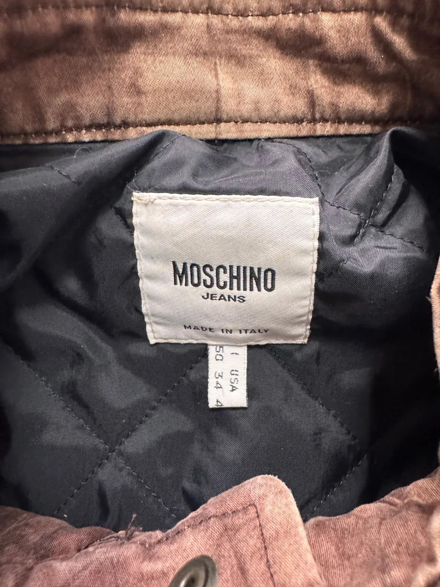 2000s Moschino Crocodile Printed Brown Jacket YWKRPxd 6