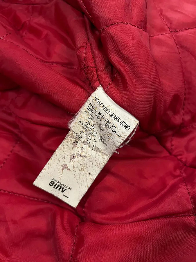 2000s Moschino Dark Brown Wool Bomber Jacket mHxTJBY 8