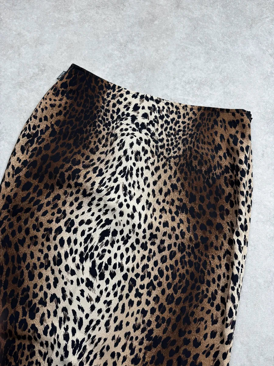 2000s Moschino Gradient Leopard Print Skirt ntltYHr 7