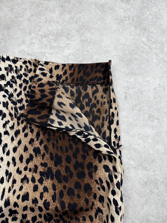 2000s Moschino Gradient Leopard Print Skirt ntltYHr 8