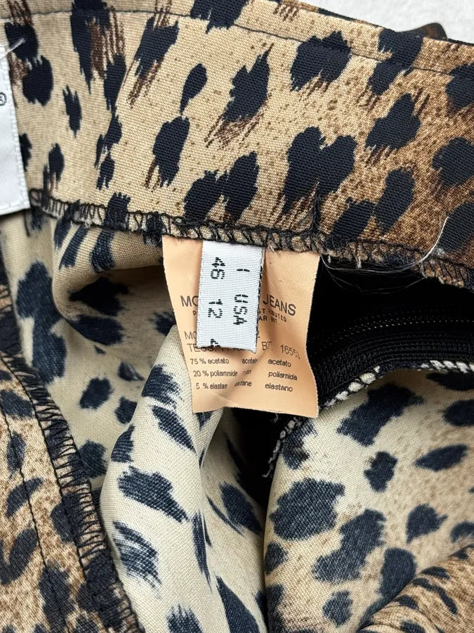2000s Moschino Gradient Leopard Print Skirt ntltYHr 13