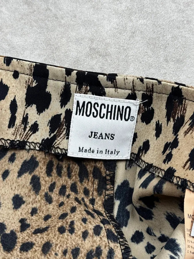 2000s Moschino Gradient Leopard Print Skirt ntltYHr 12