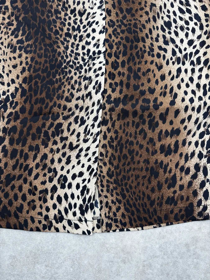 2000s Moschino Gradient Leopard Print Skirt ntltYHr 9