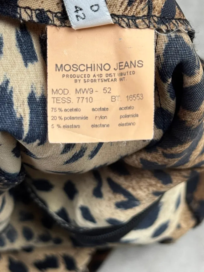 2000s Moschino Gradient Leopard Print Skirt ntltYHr 14