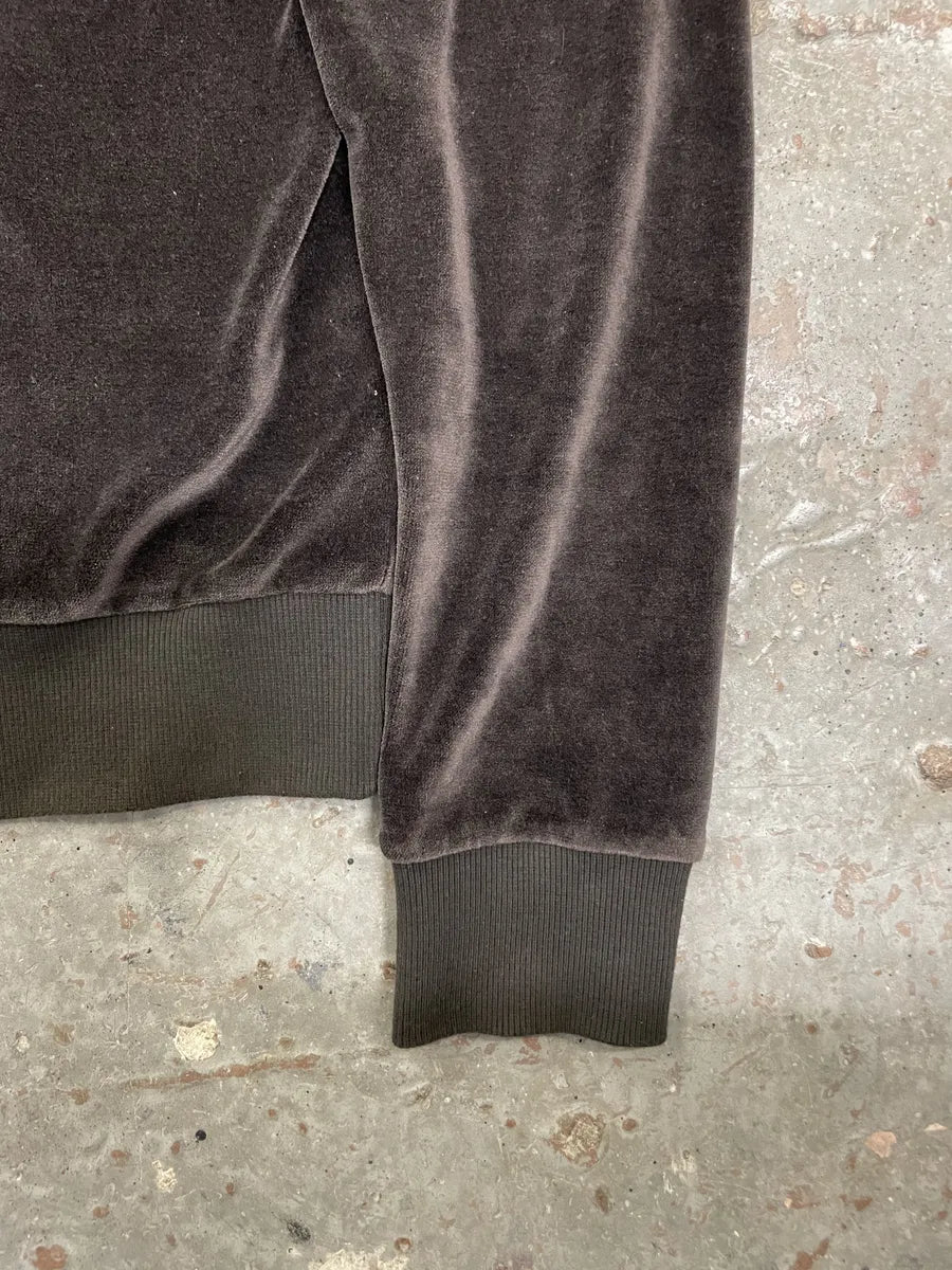 2000s Moschino Hybrid Velvet Denim Jacket xCPcjVs 6