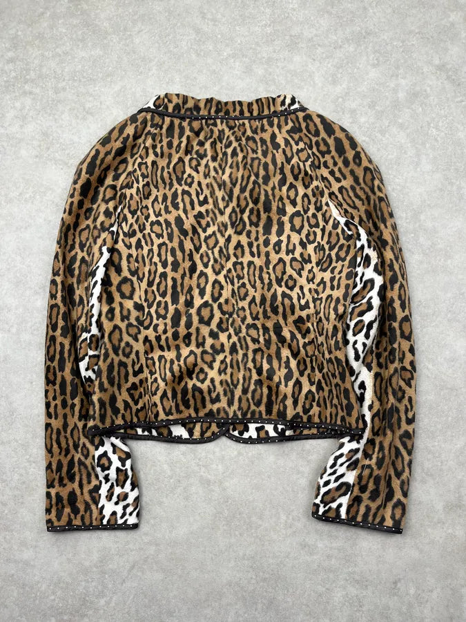 2000s Moschino Leopard Light Jacket MbpHZJT 5