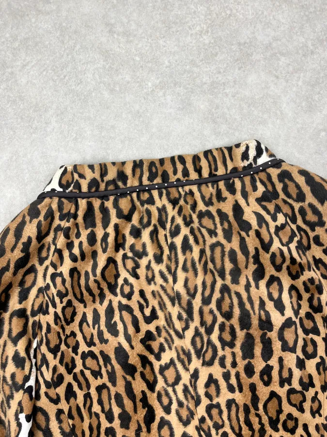 2000s Moschino Leopard Light Jacket MbpHZJT 6
