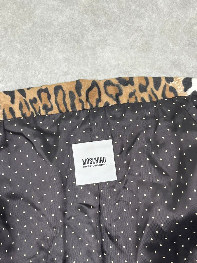 2000s Moschino Leopard Light Jacket MbpHZJT 9