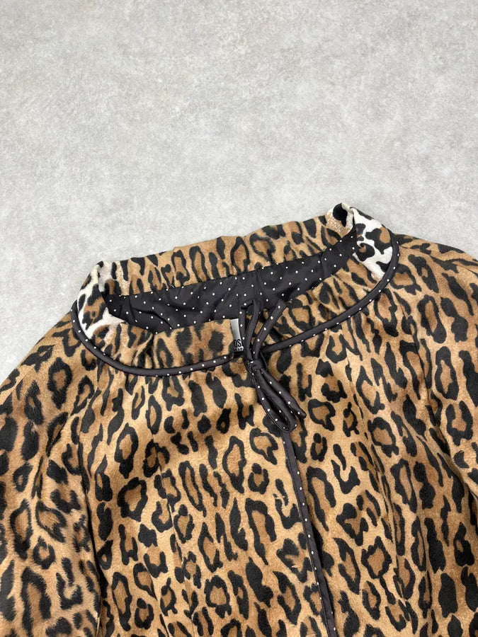 2000s Moschino Leopard Light Jacket MbpHZJT 3