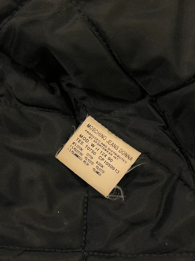 2000s Moschino Navy Brut Cargo Denim Jacket JCpcYlF 9