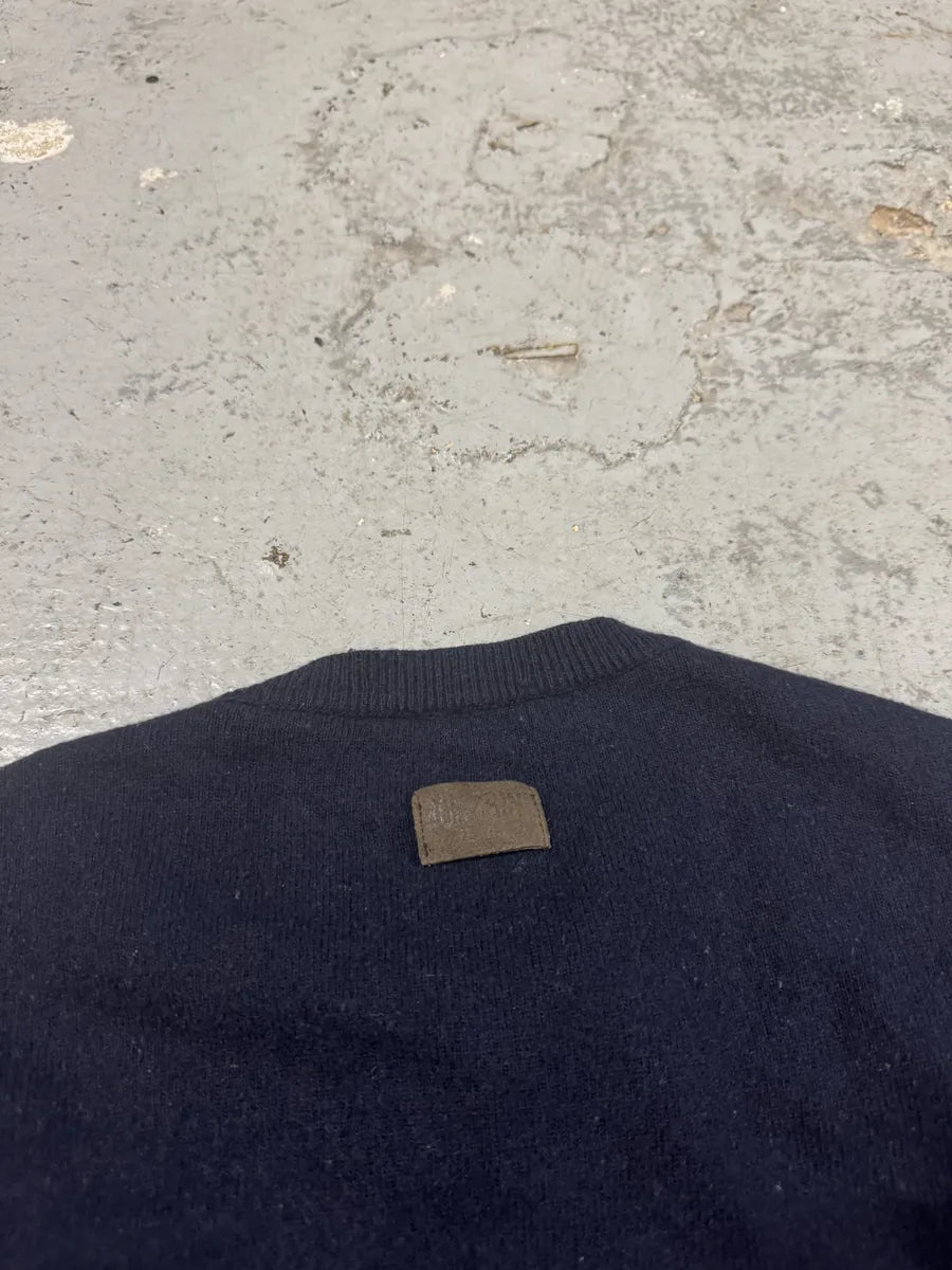 2000s Moschino Navy UK Flag Sweater RZMBdID 9