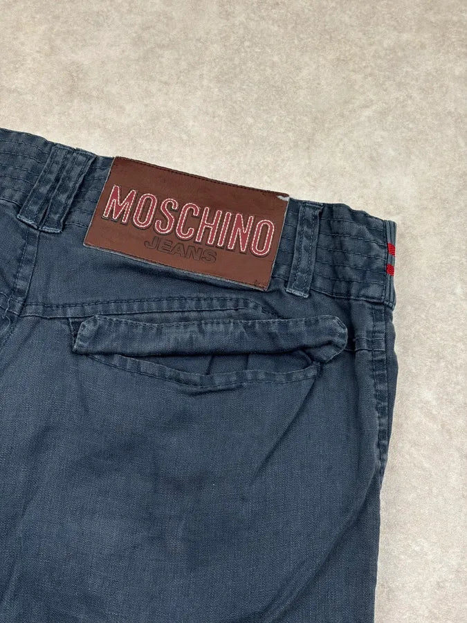 2000s Moschino Navy Utility Shorts YLwJBqt 7