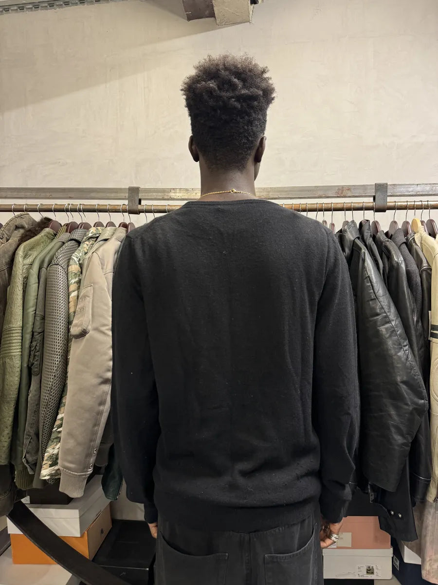 2000s Moschino Peace Black Sweater kILZmJn 3