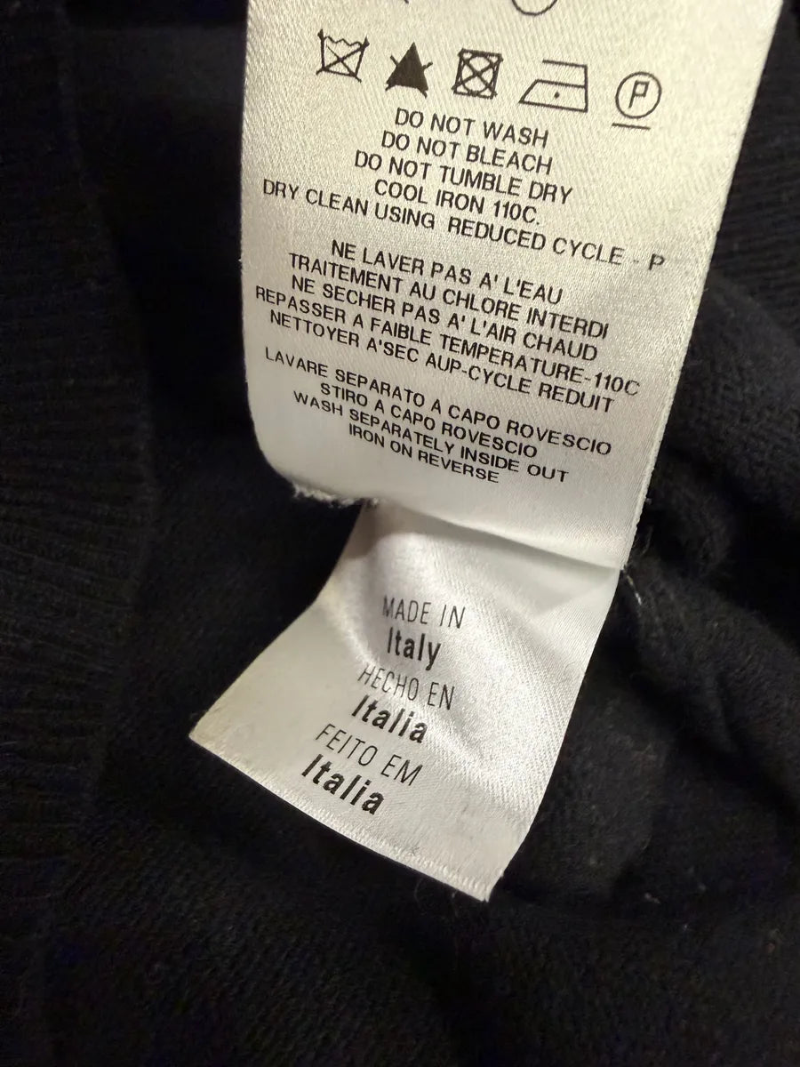 2000s Moschino Peace Black Sweater kILZmJn 6