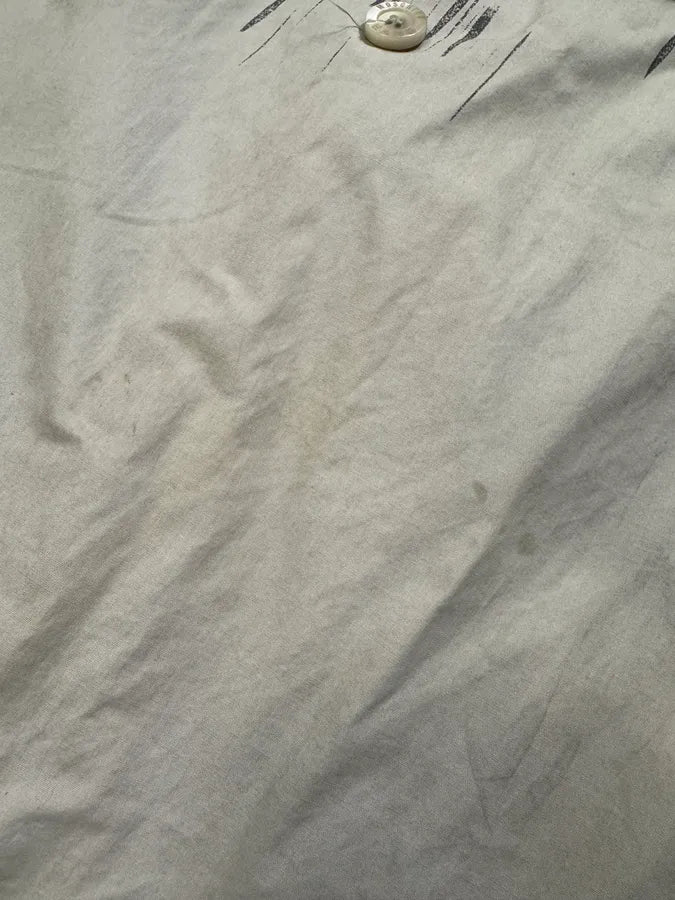 2000s Moschino Rain Painting Grey Trench Coat (XS) 10