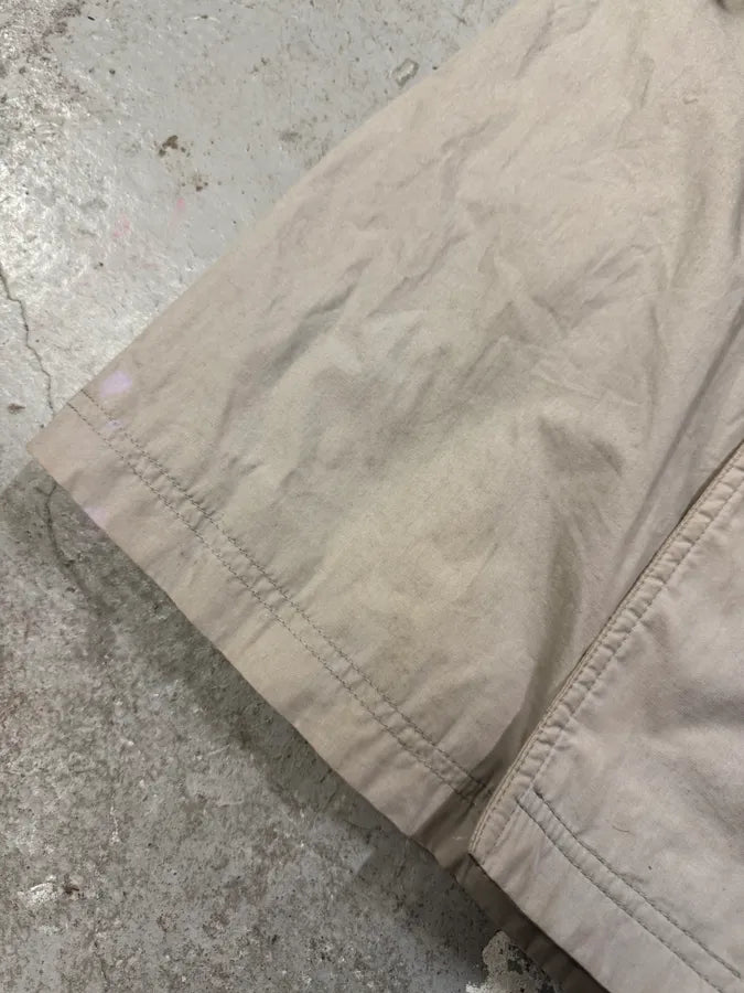 2000s Moschino Rain Painting Grey Trench Coat (XS) 11