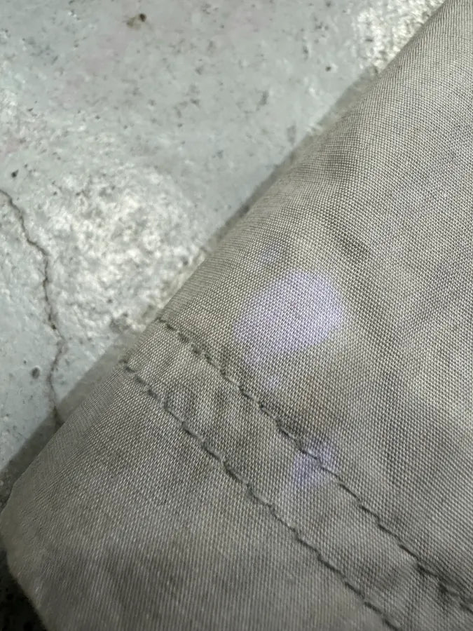 2000s Moschino Rain Painting Grey Trench Coat (XS) 6