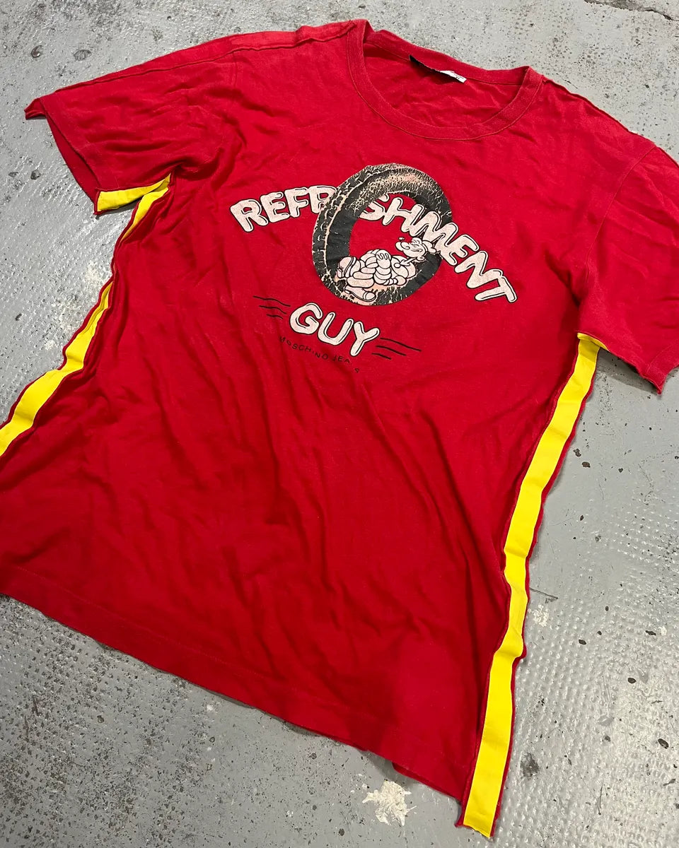2000s Moschino Red Cozy Popeye T-Shirt IAmFqhA 3