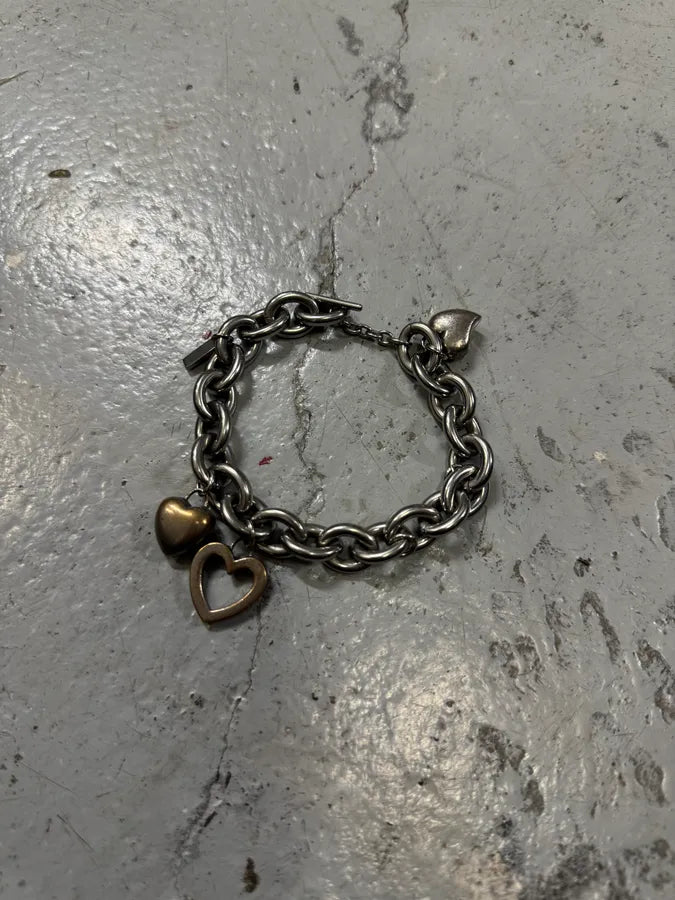 2000s Moschino Stainless Steel Bracelet LnmXfJE 1