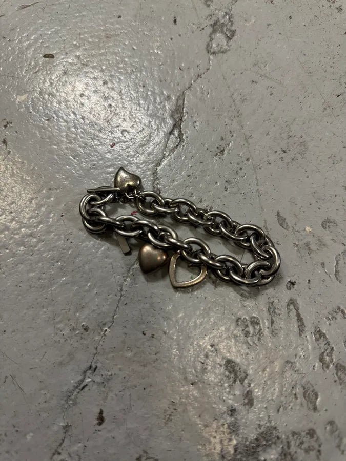 2000s Moschino Stainless Steel Bracelet LnmXfJE 2