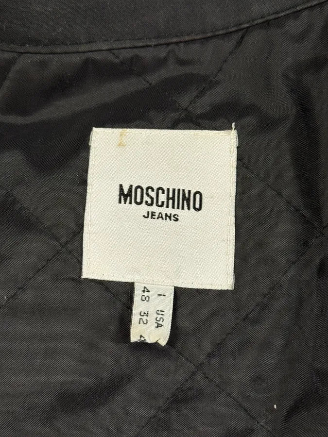 2000s Moschino Studded Black Cargo Jacket FhbDCeS 9