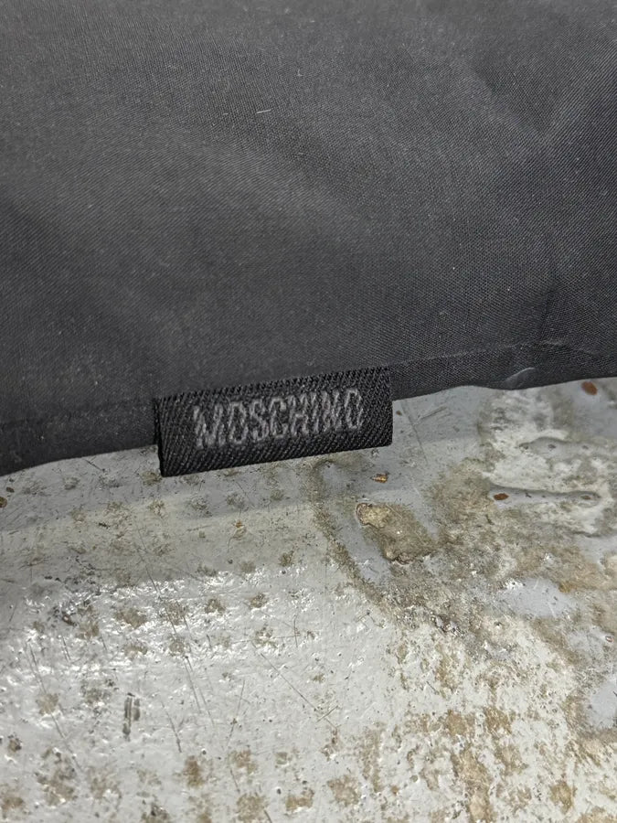 2000s Moschino Studded Black Cargo Jacket FhbDCeS 8