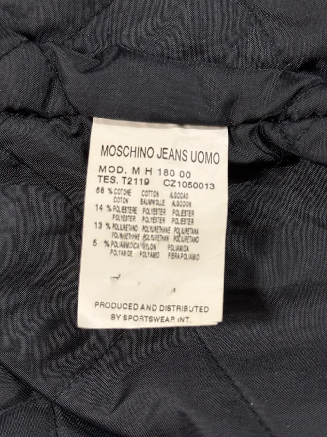 2000s Moschino Studded Black Cargo Jacket FhbDCeS 10