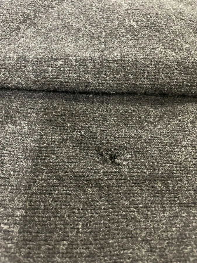 2000s Moschino Turtle Neck V Orange Black Wool Sweater (M) 5