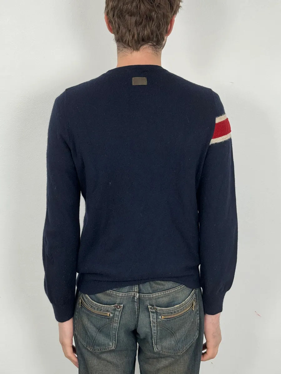 2000s Moschino UK Flag Wool Sweater CZJtvlr 2