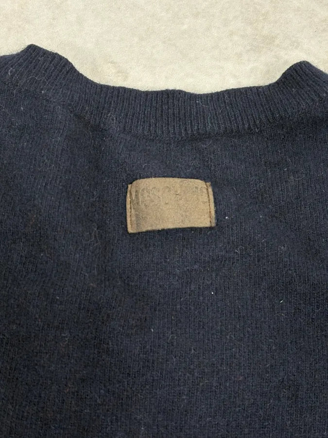 2000s Moschino UK Flag Wool Sweater CZJtvlr 7