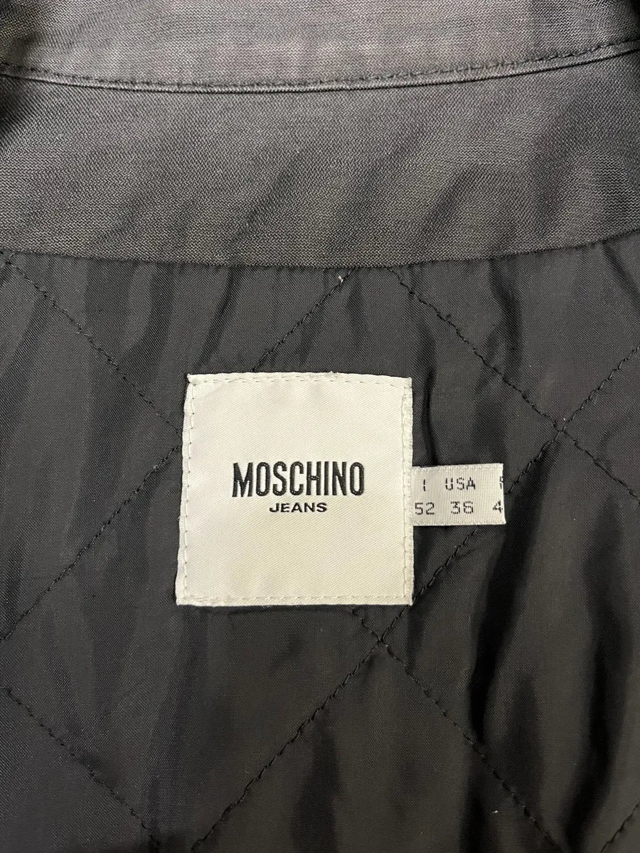2000s Moschino Utility Black Worker Bomber Jacket (M/L) vfFyRnv 5