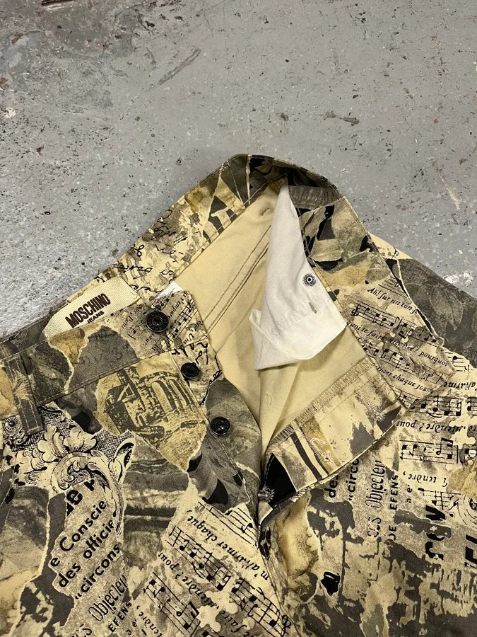 2000s Moschino Wallpapers News Print Archive Pants QMIhmyL 10