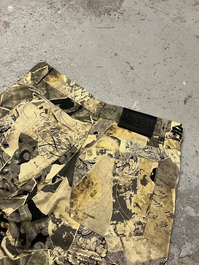 2000s Moschino Wallpapers News Print Archive Pants QMIhmyL 5