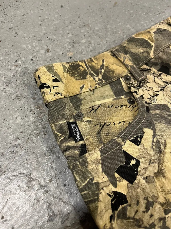 2000s Moschino Wallpapers News Print Archive Pants QMIhmyL 7