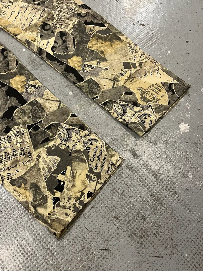 2000s Moschino Wallpapers News Print Archive Pants QMIhmyL 8