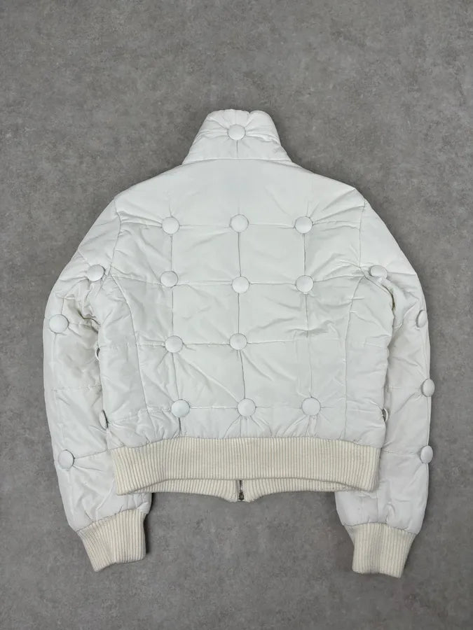 2000s Moschino White Cozy Puffer Jacket bYuismK 4