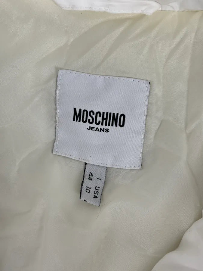 2000s Moschino White Cozy Puffer Jacket bYuismK 12