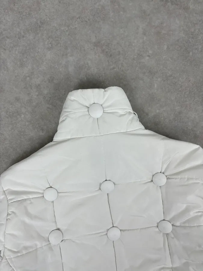 2000s Moschino White Cozy Puffer Jacket bYuismK 5