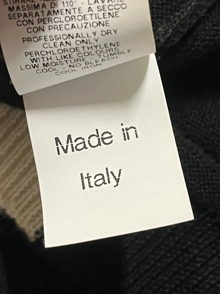 2000s Moschino Wool Black Geometrical White Sweater irPFBpe 7