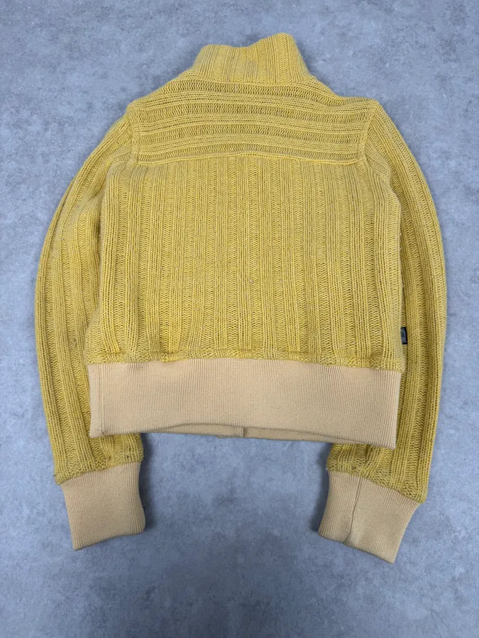 2000s Moschino Wool Yellow Buttoned Jacket LLyeVDt 2