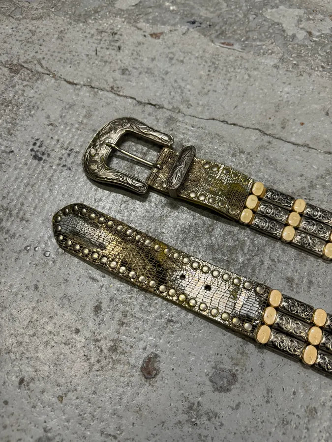 2000s Nanni Celtic Ornament Metal Belt zKQeYaI 3