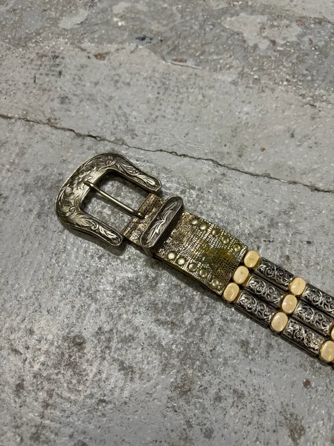 2000s Nanni Celtic Ornament Metal Belt zKQeYaI 4